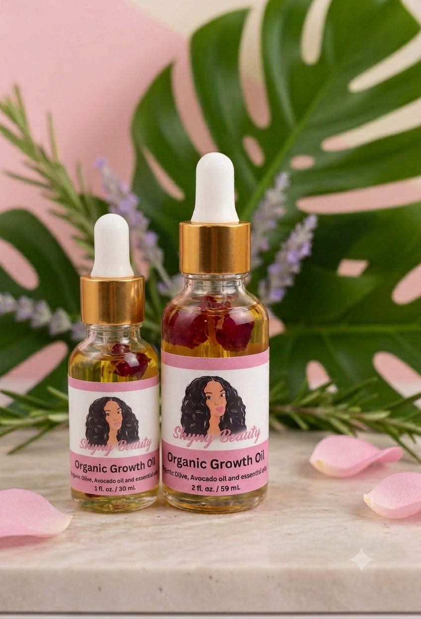 2 oz - Shyny Beauty Organic Hair Growth Oil