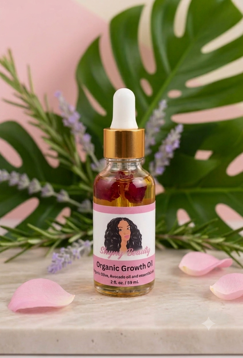 2 oz - Shyny Beauty Organic Hair Growth Oil