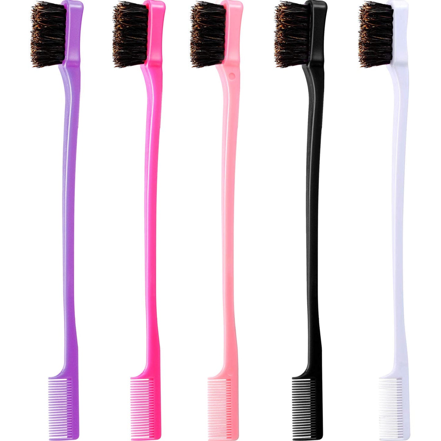 Edge Brush - Double Sided 5-Piece Comb Combo